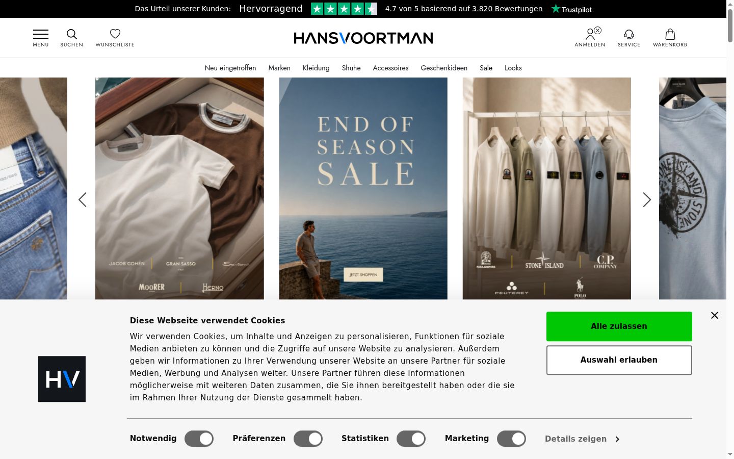 Sutikimo reklamjuostės, rodytos prieš bet kokią sąveiką, ekrano kopija