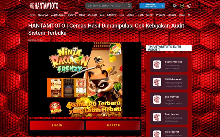 Screenshot of hantamtoto.net
