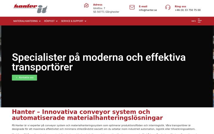 Screenshot of hanter.se