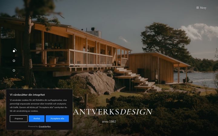 Screenshot of hantverksdesign.com
