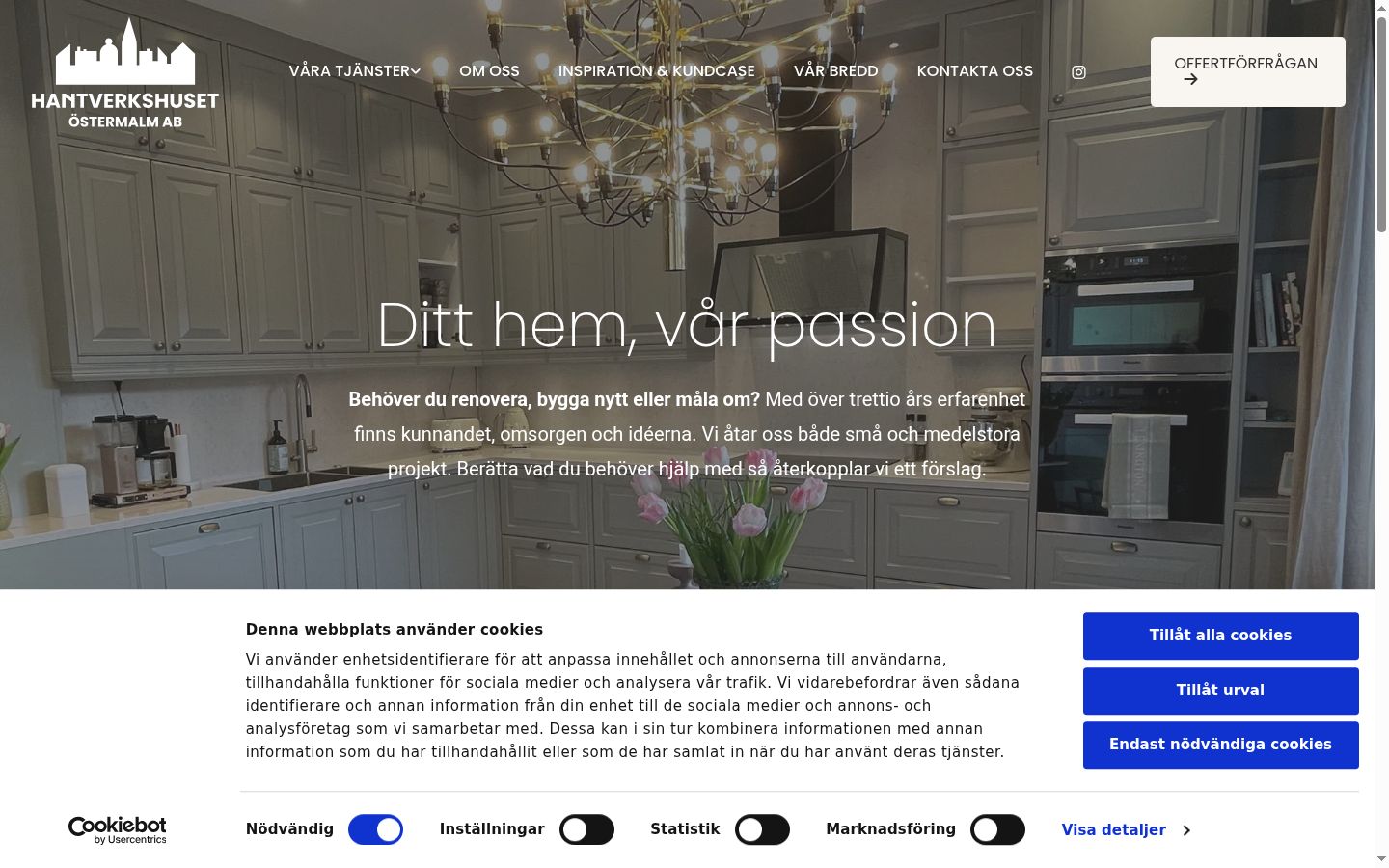 Screenshot tal-banner tal-kunsens muri qabel kwalunkwe interazzjoni