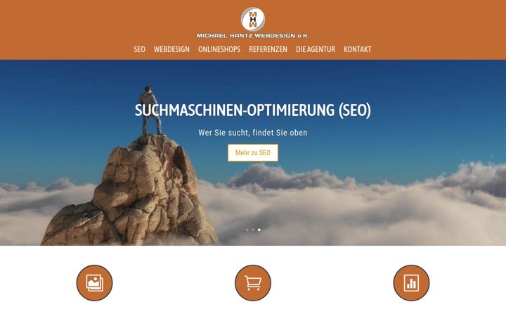 Screenshot of hantz-webdesign.de