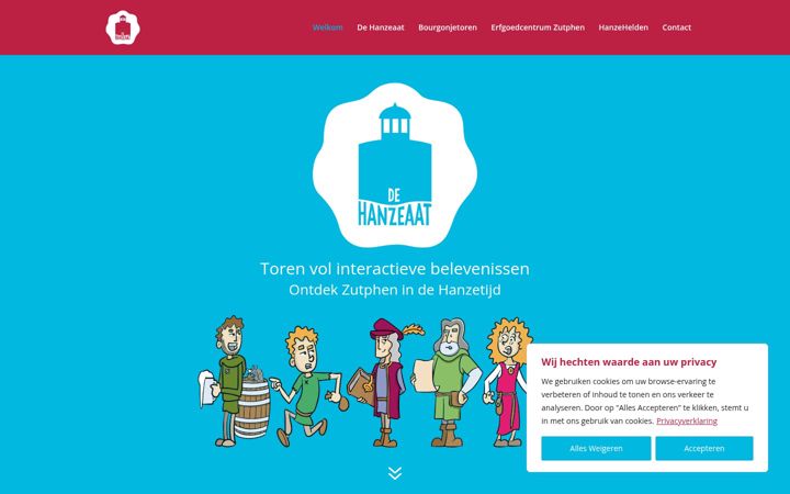 Screenshot of hanzeaat.nl