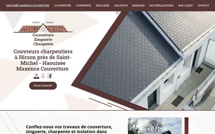 Screenshot of haouiseemaxence-couverture.fr