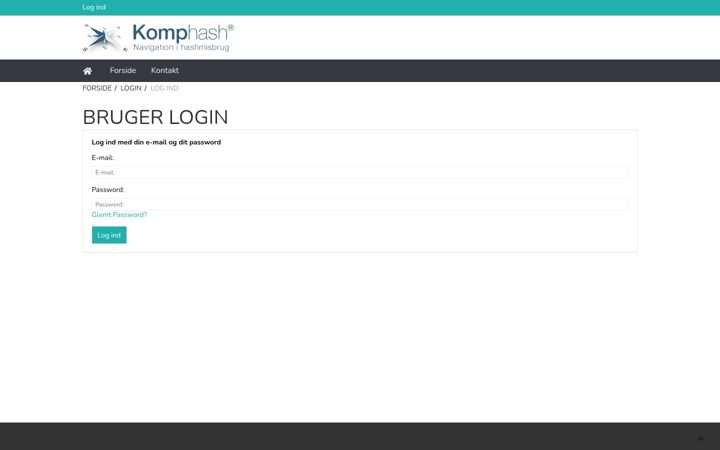 Screenshot of hap-behandler.dk