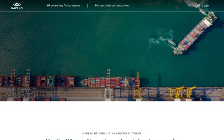 Screenshot of hapeko.com