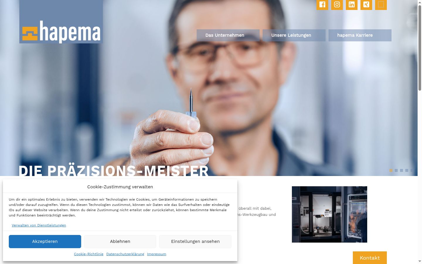 Екранна снимка на банера за съгласие, показан преди каквото и да е взаимодействие