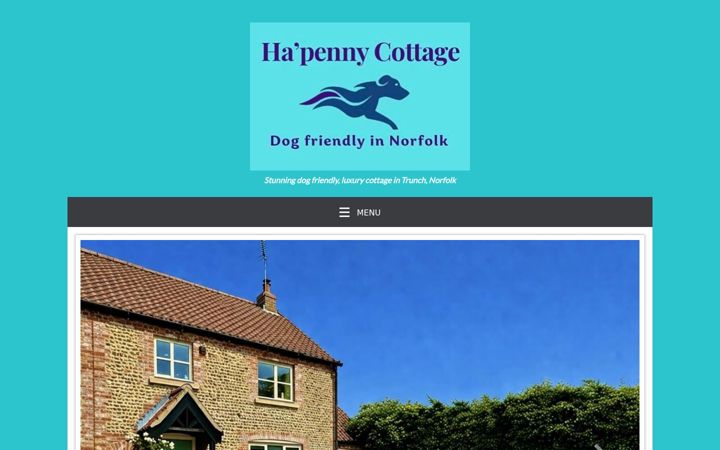 Screenshot of hapennycottage.com