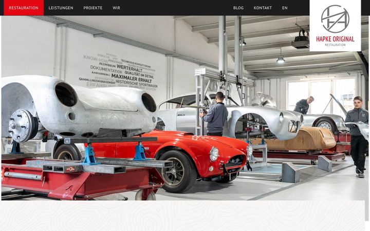 Screenshot ta' hapke-sportwagen.de
