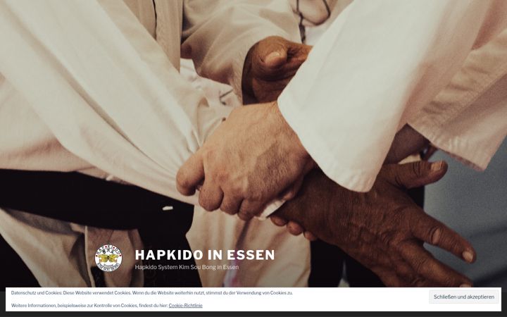 Screenshot of hapkido-in-essen.de