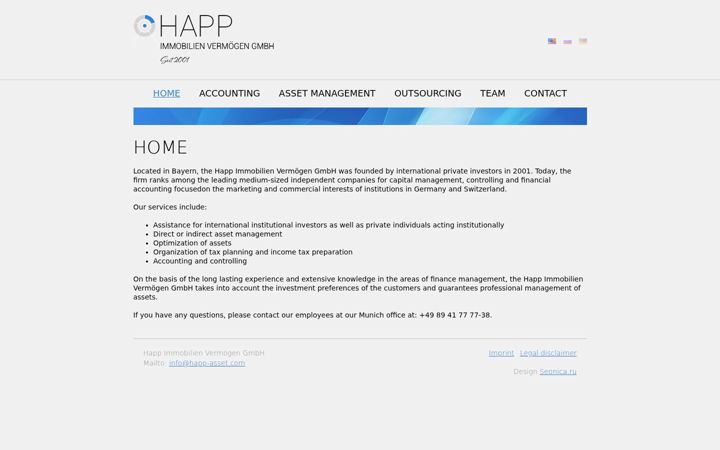 Screenshot of happ-asset.com