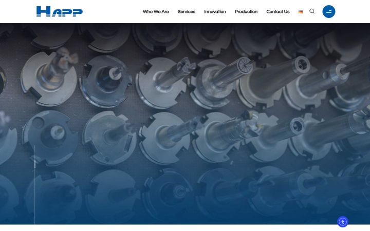 Captura de ecrã de happ-gmbh.de