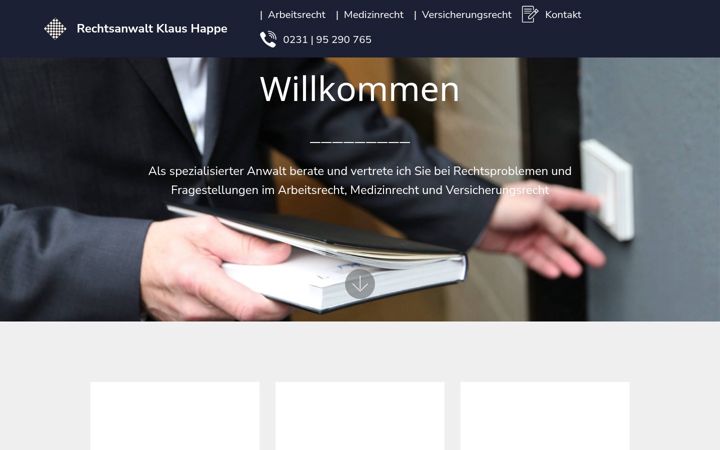 Screenshot ta' happe-rechtsanwaelte.de