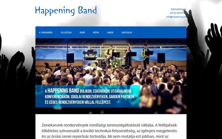 Screenshot of happening.hu