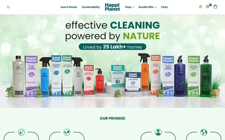 Captură de ecran a happi-planet.com