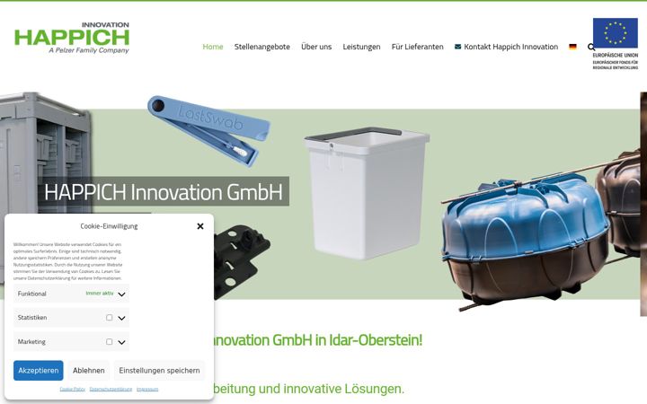 Screenshot of happich-innovation.de