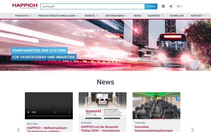 Screenshot of happich.de