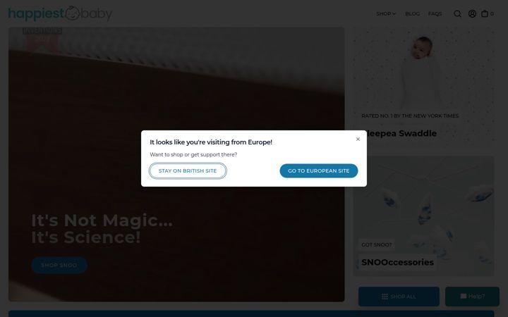 Screenshot of happiestbaby.co.uk