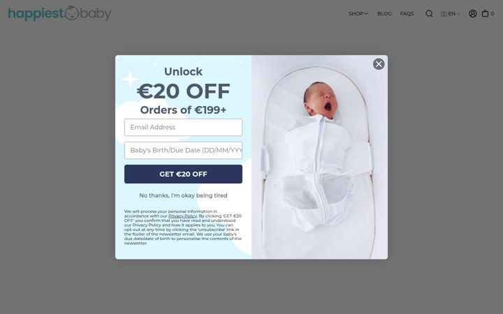 Screenshot of happiestbaby.eu