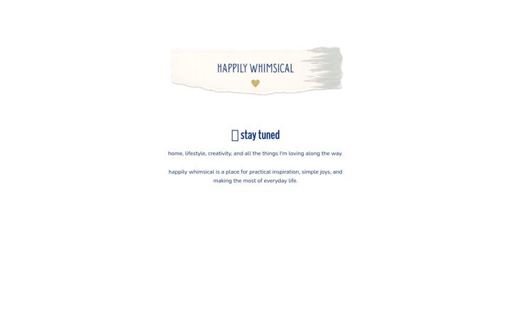 Screenshot of happilywhimsical.com