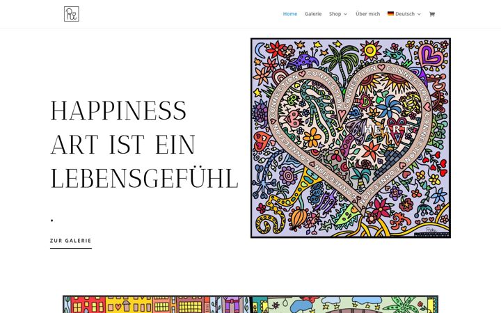 Screenshot of happiness-art.de