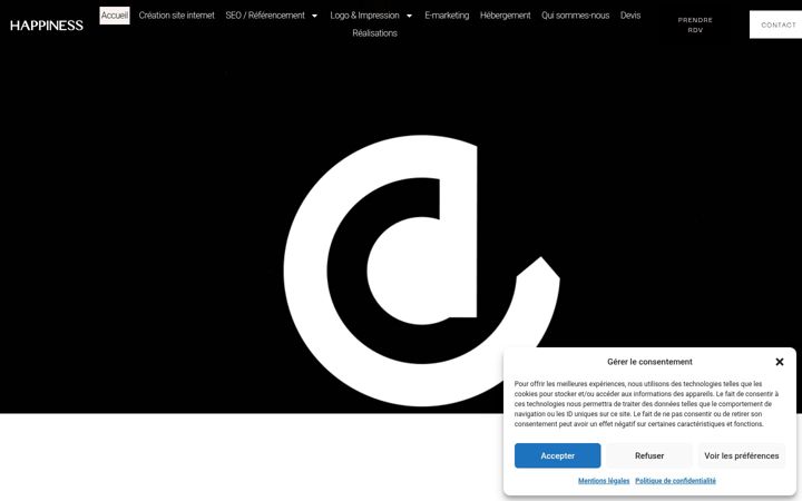 Screenshot of happiness-communication.fr