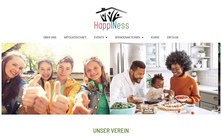 Screenshot of happiness-ev.com
