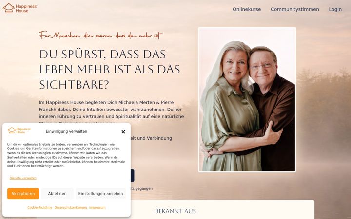 Screenshot of happiness-house.de