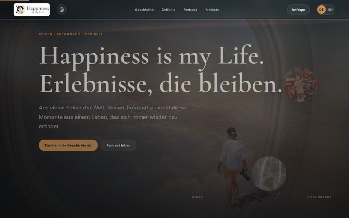 Screenshot of happiness-is-my-life.com