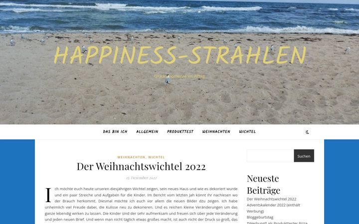 Screenshot ta' happiness-strahlen.de