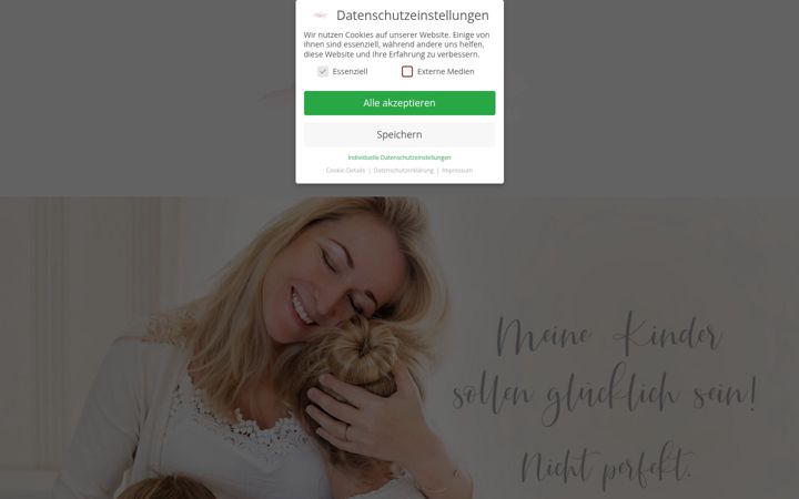 Screenshot of happinessforkids.de