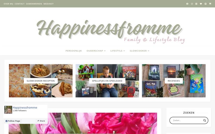 Screenshot of happinessfromme.com