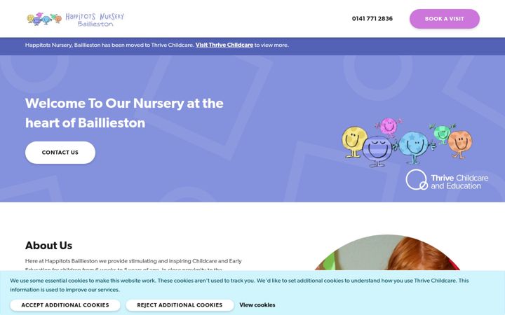 Screenshot of happitots-nursery-baillieston.co.uk