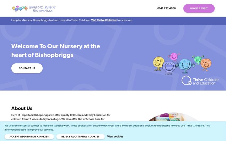 Screenshot of happitots-nursery-bishopbriggs.co.uk