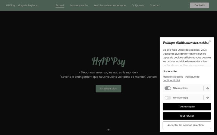 Screenshot of happsy24.fr