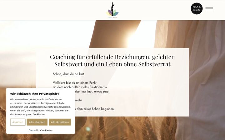 Screenshot ta' happy-ahead.de