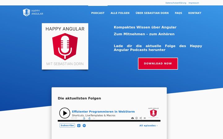 Screenshot of happy-angular.de
