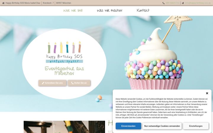 Screenshot of happy-birthday-sos.de