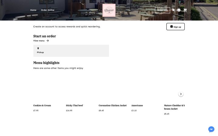 Screenshot of happy-cheese-ashurst.square.site