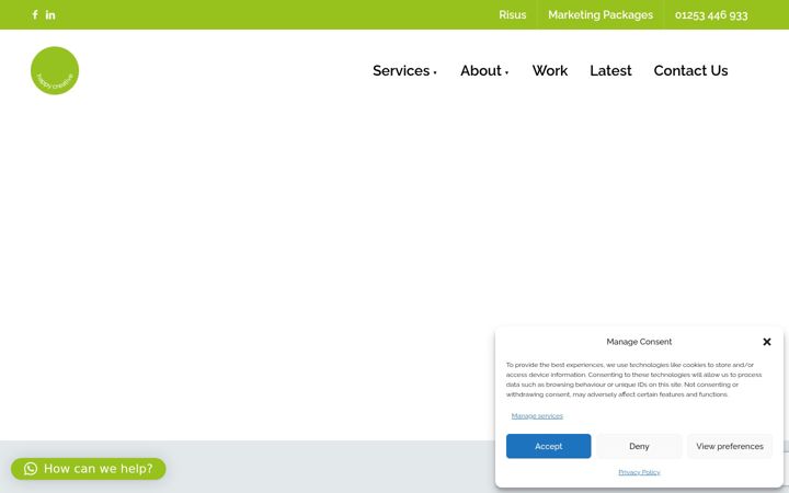 Screenshot of happy-creative.co.uk