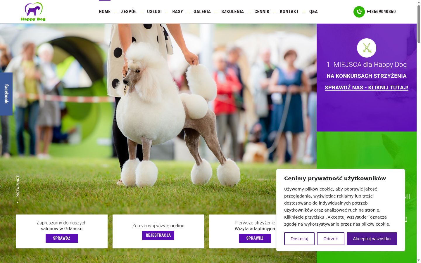 Screenshot tal-banner tal-kunsens muri qabel kwalunkwe interazzjoni