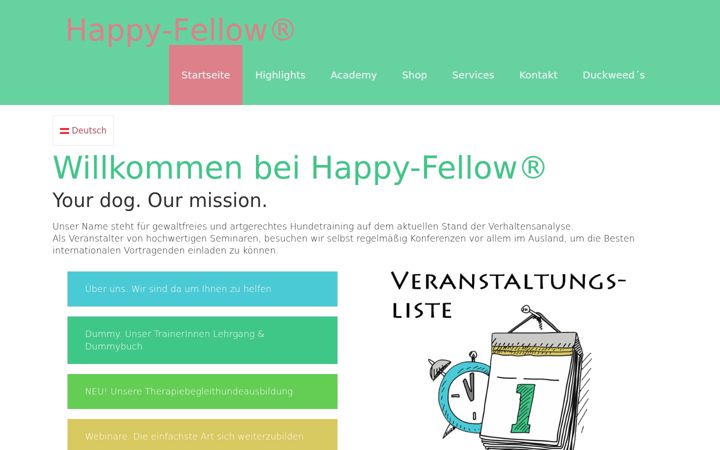 Screenshot of happy-fellow.com