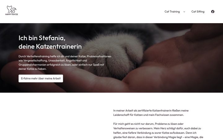 Screenshot of happy-katze.de