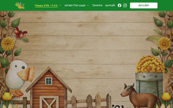 Posnetek zaslona happy-kids-website.de