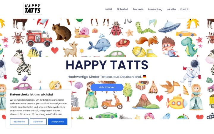 Screenshot of happy-tatts.com