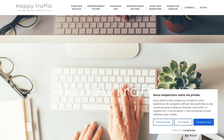 Screenshot of happy-traffic.fr