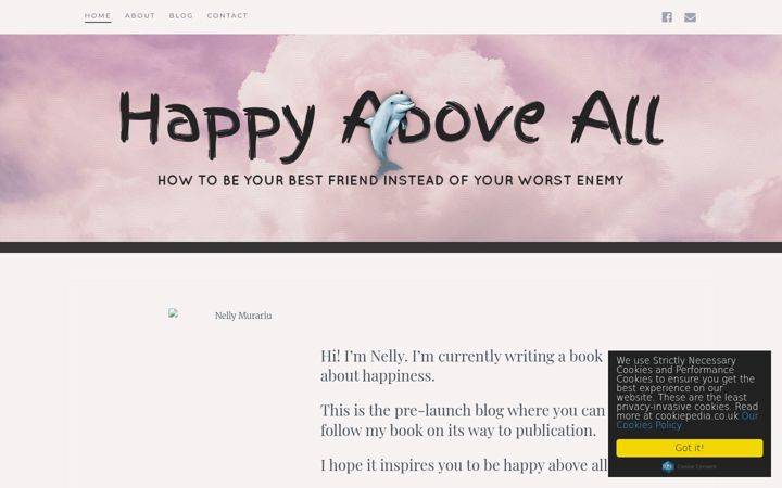 Screenshot of happyaboveall.com