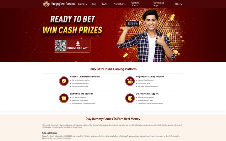 Screenshot of happyace.com