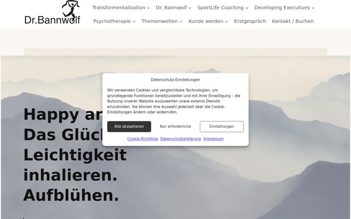 Screenshot of happyandblessed.de