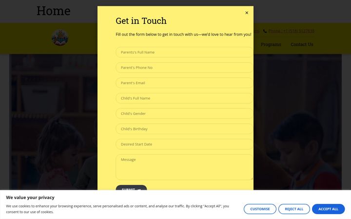 Screenshot of happybeesacademy.com